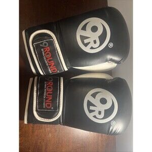 9 ROUND 30 Min Kickbox Fitness  - Kickboxing Gloves - Black - 10oz